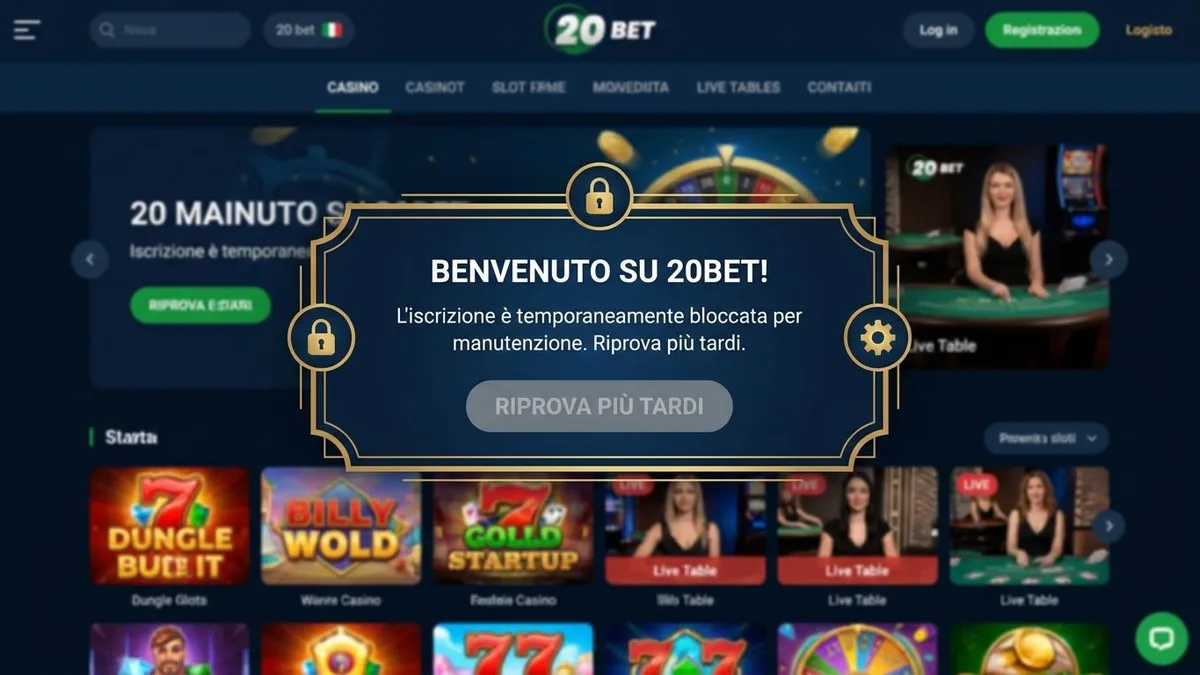 Registrazione con bonus